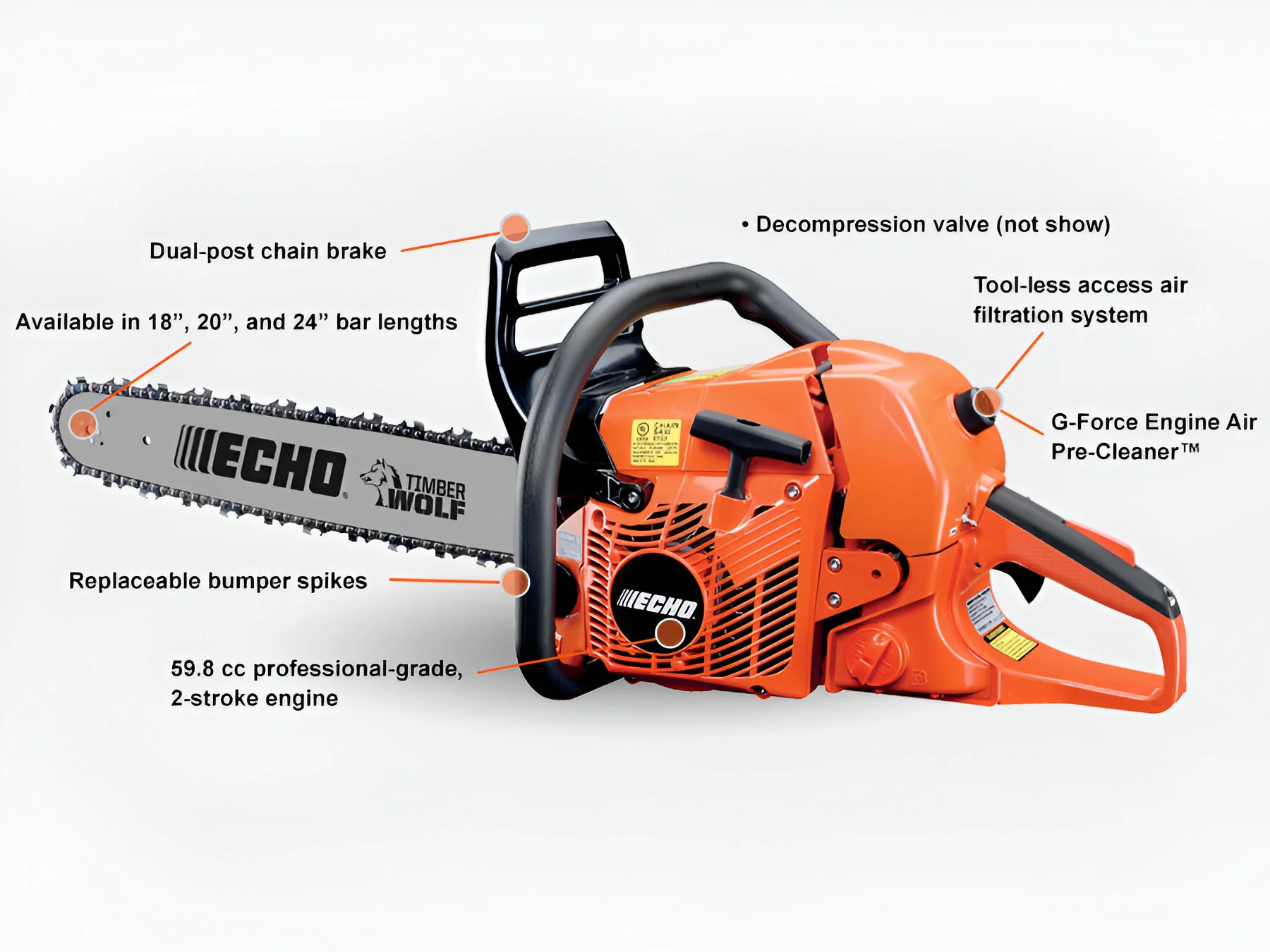 ECHO CS-590-20 Chain Saw 20