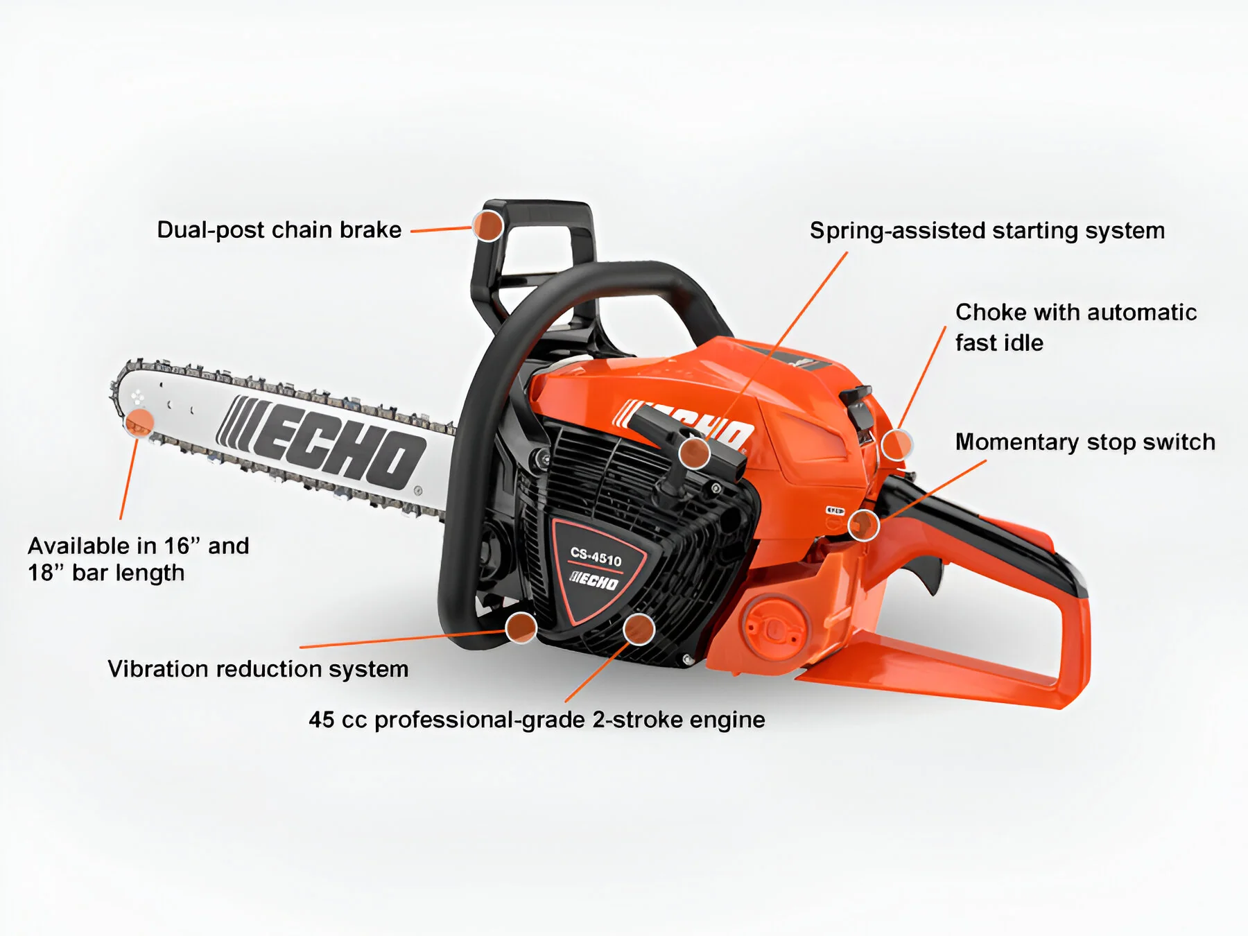 ECHO CS-4510-18 Chain Saw 18