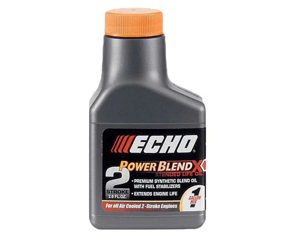 Echo PowerBlend Gold 2-Cycle Oil 2.6 oz Bottle – Mix 1 Bottle to 1 Gal (6450001G) - Zehr's Sales & Manufacturing